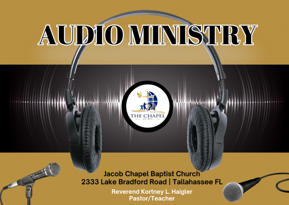 2026 Audio Ministry Handbill